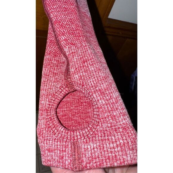 Gymshark Flex Zip Through Jacket in Burgundy Marl Size X-Small - Picture 4 of 7